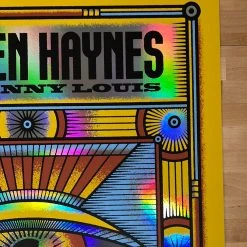 Warren Haynes - 2020 Mike Tallman Poster Morris, CT FOIL Foil Posters