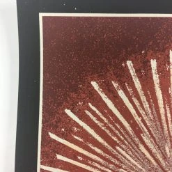 Amos Lee & David Gray - 2015 Justin Santora Poster New Braunfels, TX Whitewater Gig Posters