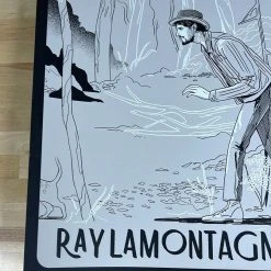 Gig Posters Ray Lamontagne - 2019 Yin Shian Ng Poster Philadelphia, PA