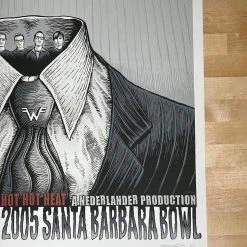 Gig Posters Weezer - 2005 EMEK Poster Santa Barbara Bowl, CA