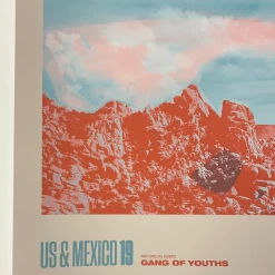 Sold Out Posters Mumford & Sons - 2019 Poster Monterrey, Mexico Gentlemen Of The Road Gig Posters