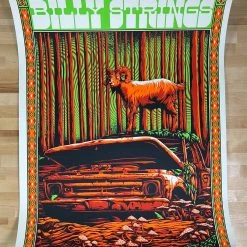 Gig Posters Billy Strings - 2021 Simon Berndt Poster Hoxeyville, MI 8/14 N2