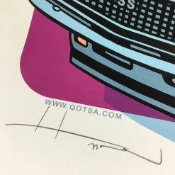 Queens Of The Stone Age - 2008 Justin Hampton Poster Victoria, B.C. Save On Food