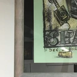 Alabama Shakes - 2012 Dan Grzeca Poster Chicago, IL Riviera Theatre FRAMED