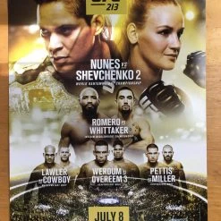 Sold Out Posters UFC 213 Poster - Nunes Vs Shevchenko 2