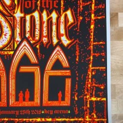 Queens Of The Stone Age - 2018 Brad Klausen Poster Seattle, WA Key Arena