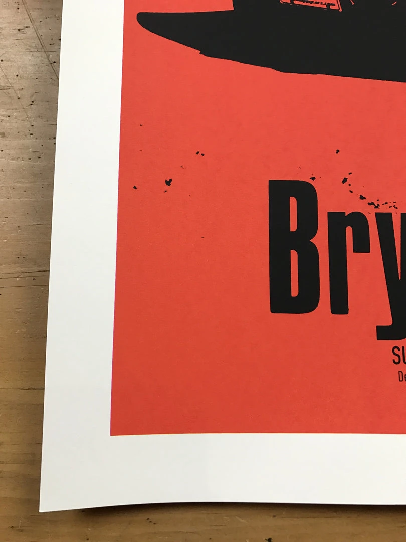 Bryan Adams - 2016 Billy Perkins Poster Cedar Park Texas Gig Posters