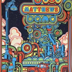 Dave Matthews Band - 2021 Jesse Philips Poster Albuquerque, NM