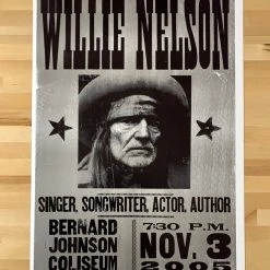 Willie Nelson - 2005 Hatch Show Print 11/3 Poster Huntsville, TX