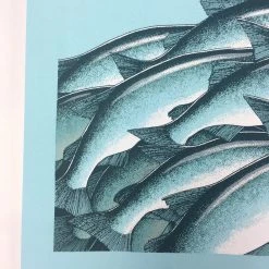 Art Prints Salmon Run - 2015 Justin Santora Poster Art Print