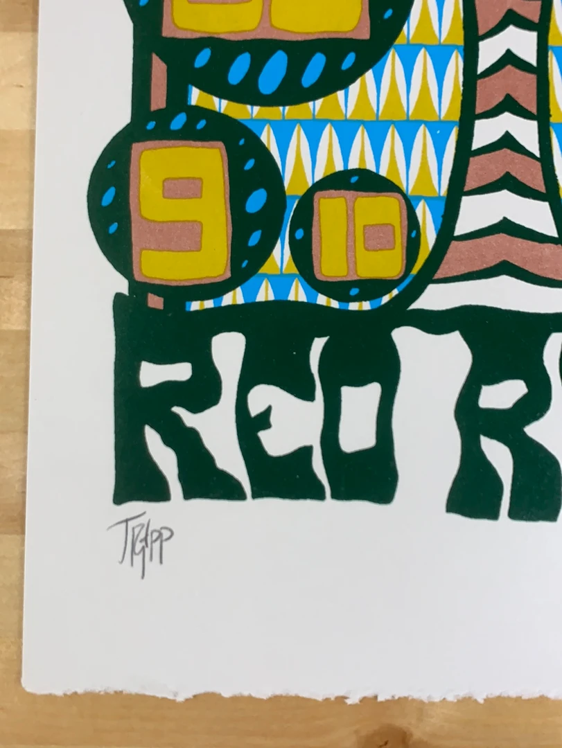 Colorado String Cheese Incident - 2007 Tripp Poster Red Rocks Morrison, CO