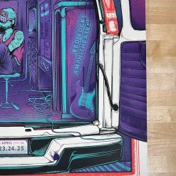 Half Hazzard Press Colorado Lotus - 2021 Half Hazard Poster Red Rocks, Morrison, CO