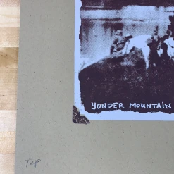 Colorado Yonder Mountain String Band - 2005 Table 2 Press Poster Boulder, CO Theater