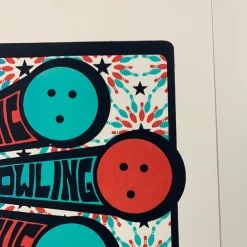 Colorado Cosmic Bowling League Yonder Mountain String Band - 2008 Tripp Poster Denver, CO