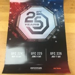 Sold Out Posters UFC 25 Years - 2018 Poster 224, 225, 226