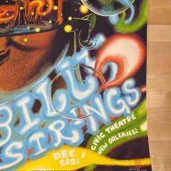 Railey Bace Prints Gig Posters Billy Strings - 2021 Bailey Race Poster New Orleans, LA 12/1