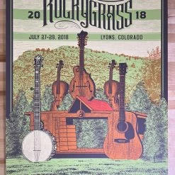 Colorado Rockygrass - 2018 Status Serigraph Poster Lyons, CO