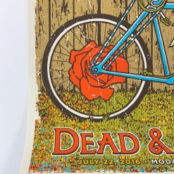 Gregg Gordon Dead & Company - 2016 Gigart Poster Portland, OR Summer Tour