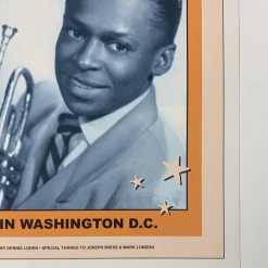 Miles Davis - 1960 Dennis Loren Repro Poster Washington DC