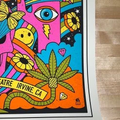 Methane Studios Dave Matthews Band - 2021 Methane Poster Irvine, CA