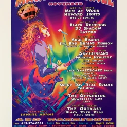 Greg Coiner MHP 53 Men At Work - 1998 Poster Maritime Hall San Fran 1st