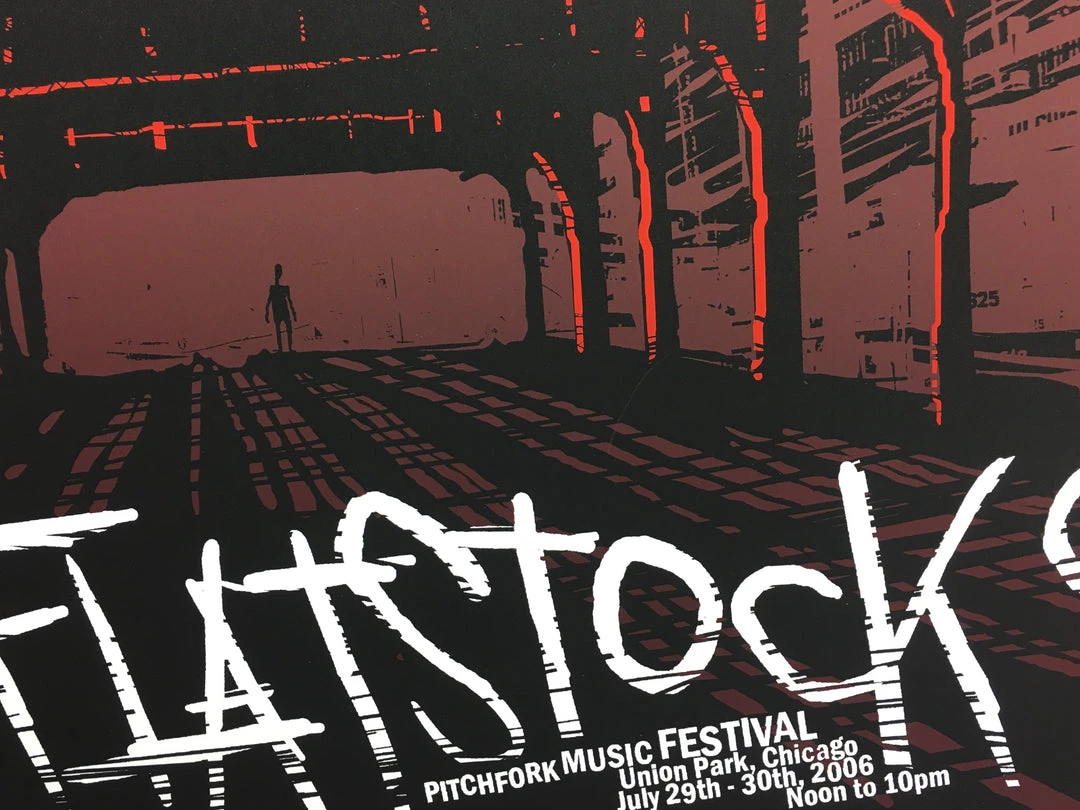 Flatstock 9 - 2006 Daniel Danger Poster Chicago, IL Union Park