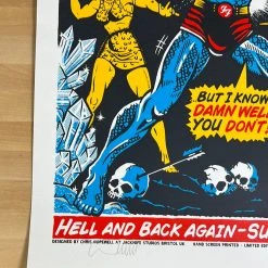 Foo Fighters - 2015 Chris Hopewell Poster Slane, Ireland