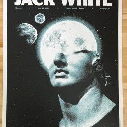 Jack White - 2022 The Silent Giants Poster Chicago, IL S/N