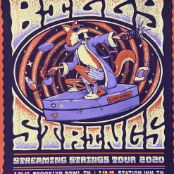 Half Hazzard Press Billy Strings - 2020 Half Hazard Poster Streaming Strings Surprise