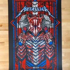 Metallica - 2018 Brad Klausen Poster Herning, DEN Jyske Bank Boxen