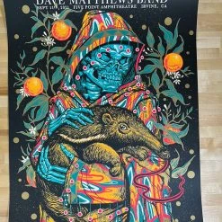Dave Matthews Band - 2021 Munk One Poster Irvine, CA Blue Variant