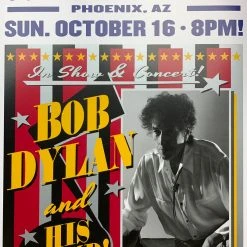 Bob Dylan - 2016 Geoff Gans Poster Phoenix, AZ Comerica Theatre Gig Posters