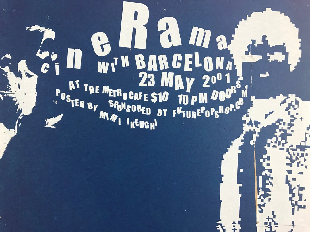Cinerama With Barcelona - 2001 Mimi Ikeuchi Poster Metro Cafe