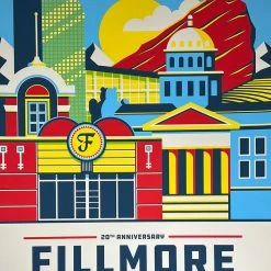 The Fillmore - 2021 Mike Tallman Poster Denver, CO 20th Anniversary Colorado