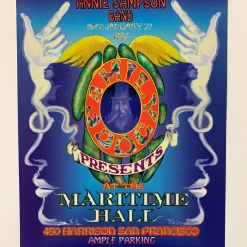 FD/ID 5 Etta James - 1996 Lee Conklin Poster Maritime Hall San Fran 1st Gig Posters