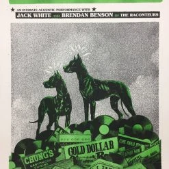 Jack White - 2019 The Silent Giants Poster Detroit, MI Third Man Records Gig Posters