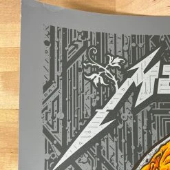 Metallica - 2018 AngryBlue Poster Prague, CZE O2 Arena