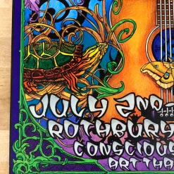 Gig Posters Rothbury - 2009 Michael Everett Poster Conscious Alliance