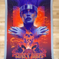 Guns N' Roses - 2021 Vance Kelly Poster 1st Edition Variant Gig Posters