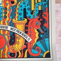 Methane Studios Gig Posters Dave Matthews Band - 2021 Methane Poster West Palm Beach, FL 7/31