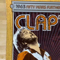 Eric Clapton - 2013 Ron Donovan Firehouse Poster VARIANT European Tour