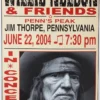 Willie Nelson - 2004 Franks Brothers 6/22 Poster Jim Thorpe, PA Gig Posters