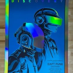 Daft Punk - 2016 Tim Doyle Poster Discovery FOIL
