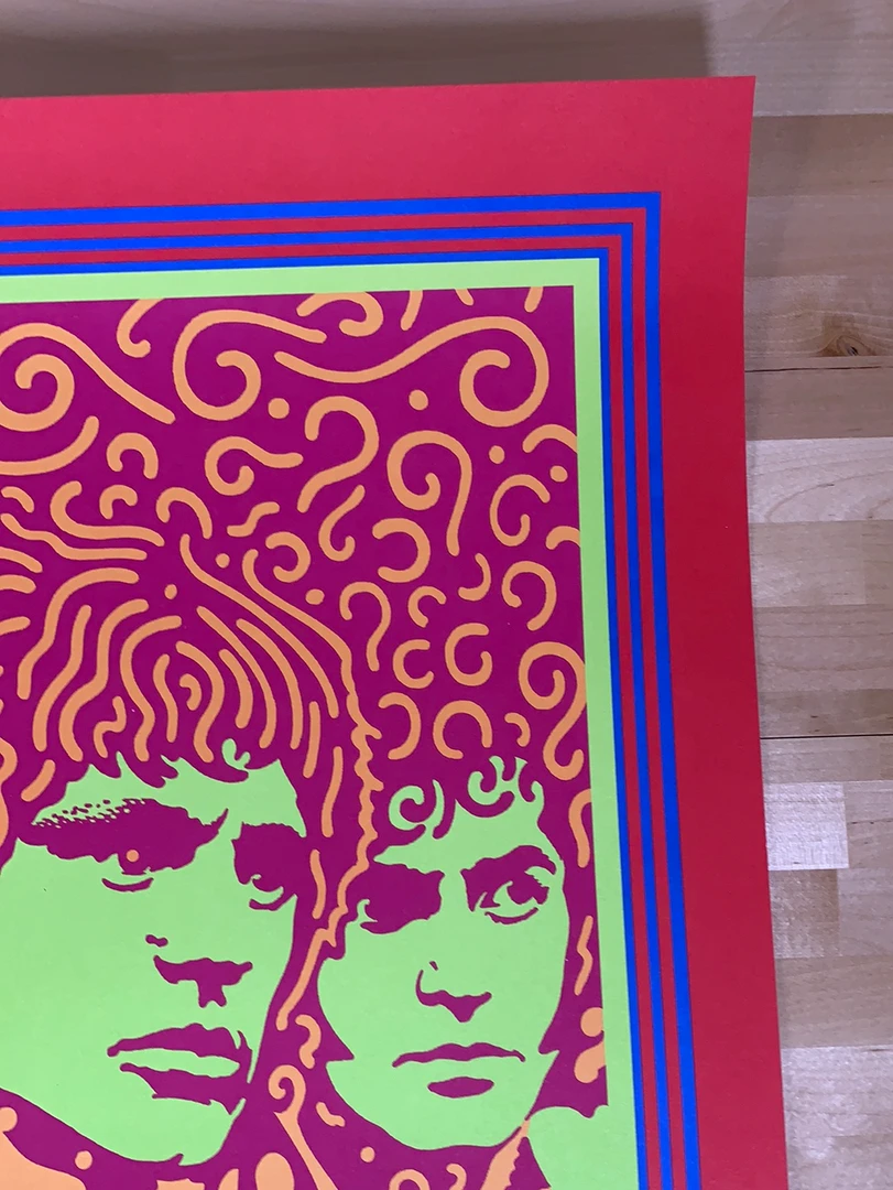 Eric Clapton Cream - 2005 John Van Hamersveld Poster London AE 19x27.5