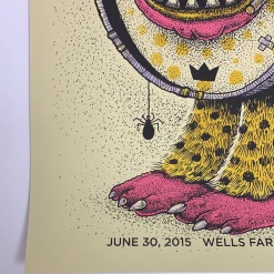 Dave Matthews Band - 2015 Methane Poster Des Moines, IA Wells Fargo Gig Posters