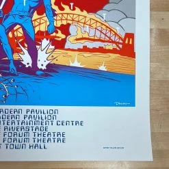 Beastie Boys - 1999 Dillon Naylor Poster 2nd Edition Australian Tour Gig Posters