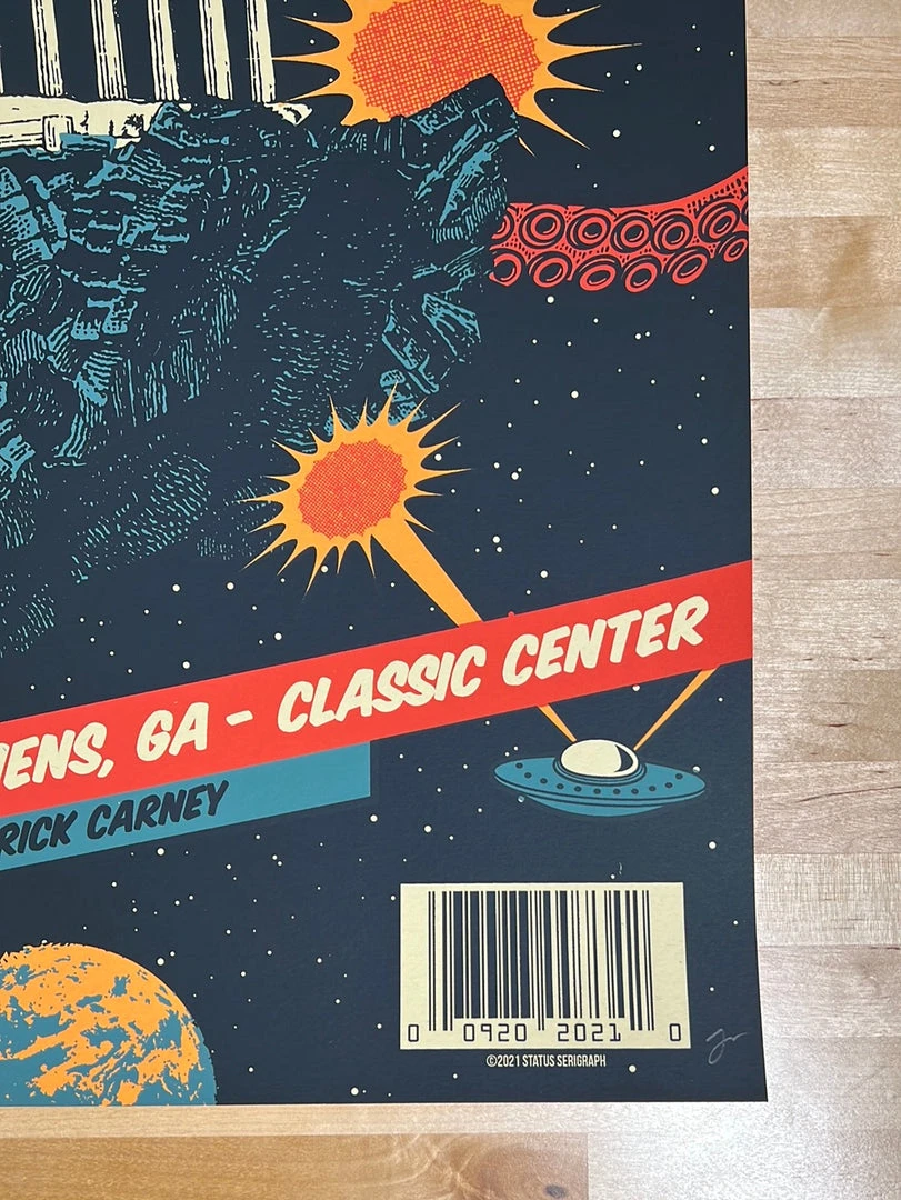 The Black Keys - 2021 Status Serigraph Poster Athens, GA Gig Posters