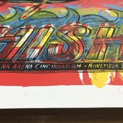 Original Artwork Phish - 2009 Dan Grzeca Poster Cincinnati, OH US Bank Arena TEST