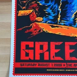 Green Day - 2009 Ken Taylor Poster Duluth, GA Gwinnett