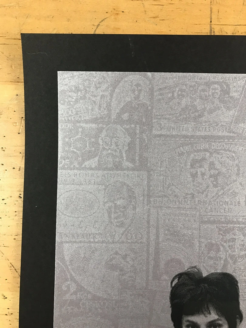 The Raconteurs - 2008 Rob Jones Poster Black Light, Stamps, Jack White Gig Posters